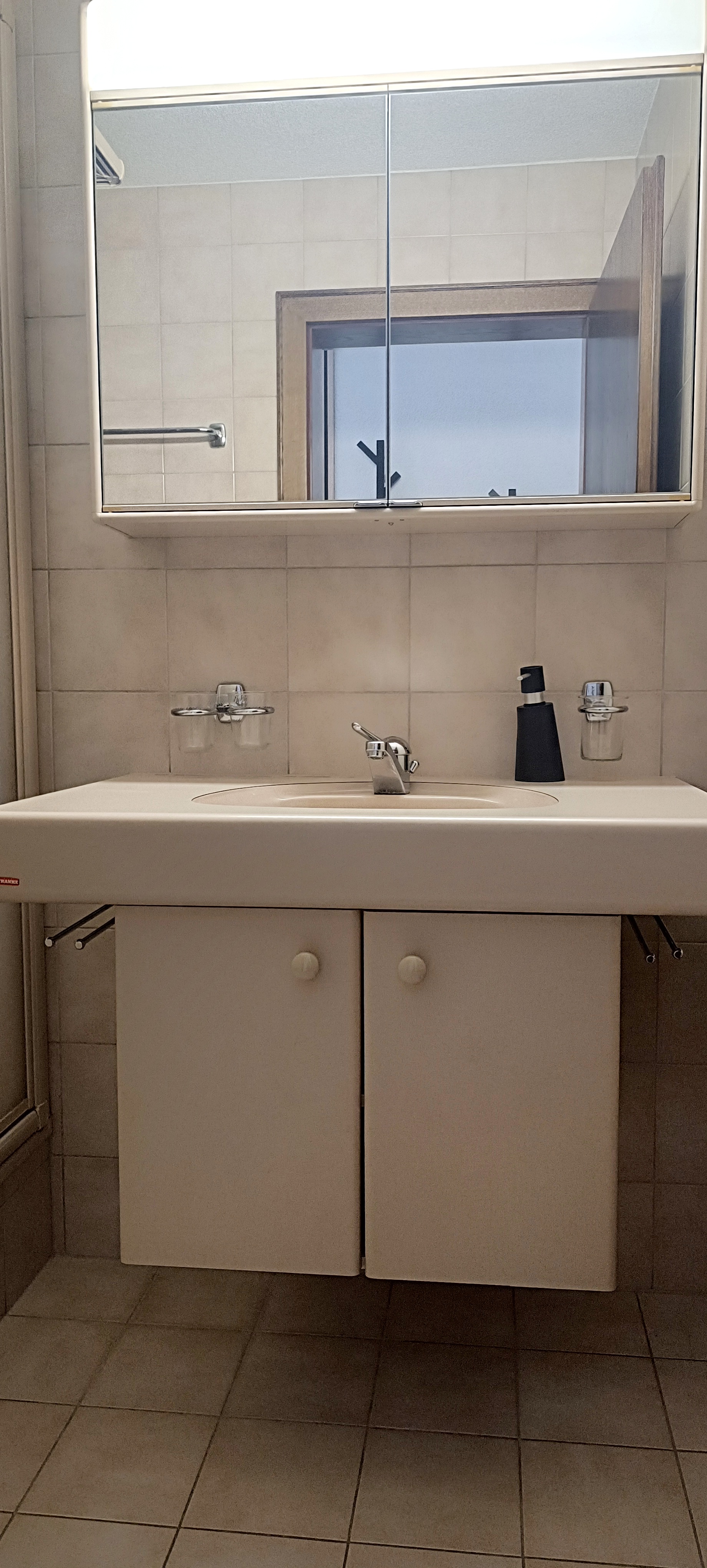 Armadietto bagno con specchio